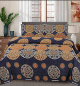 Crystal King Size Bed Sheet Set-3Pcs-Design-134
